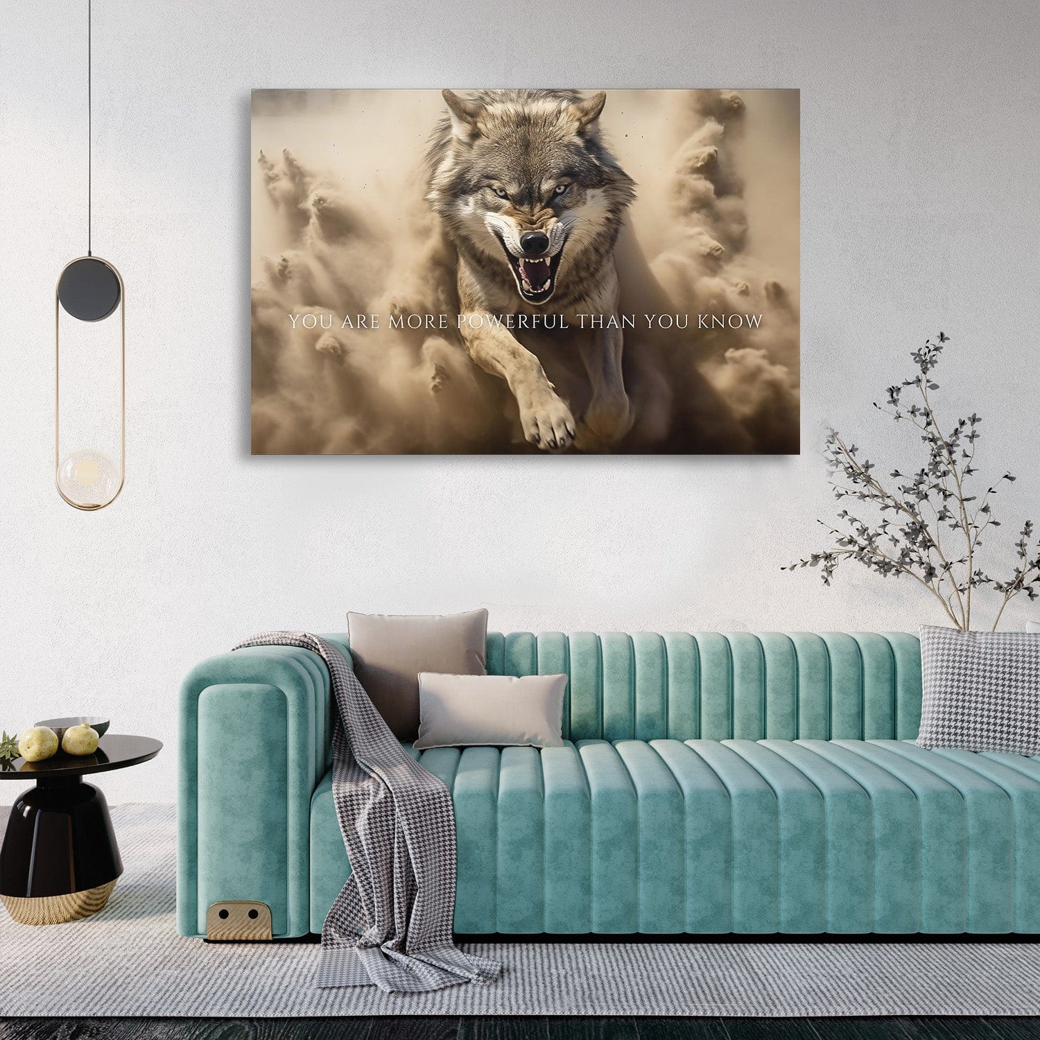 Wolf You are more powerful than you know Wall Art Inspirational Wall  Art Motivational Wall Art Quotes Office Art ImpaktMaker Exclusive