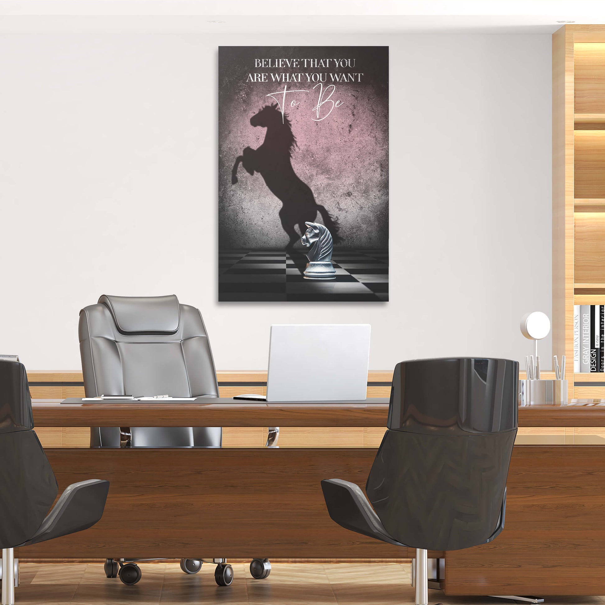 Believe you are - Neville Goddard Wall Art | Inspirational Wall Art Motivational Wall Art Quotes Office Art | ImpaktMaker Exclusive Canvas Art Portrait