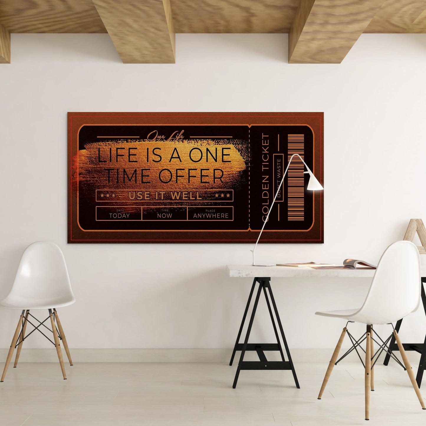Life Offer Wall Art | Inspirational Wall Art Motivational Wall Art Quotes Office Art | ImpaktMaker Exclusive Canvas Art Landscape