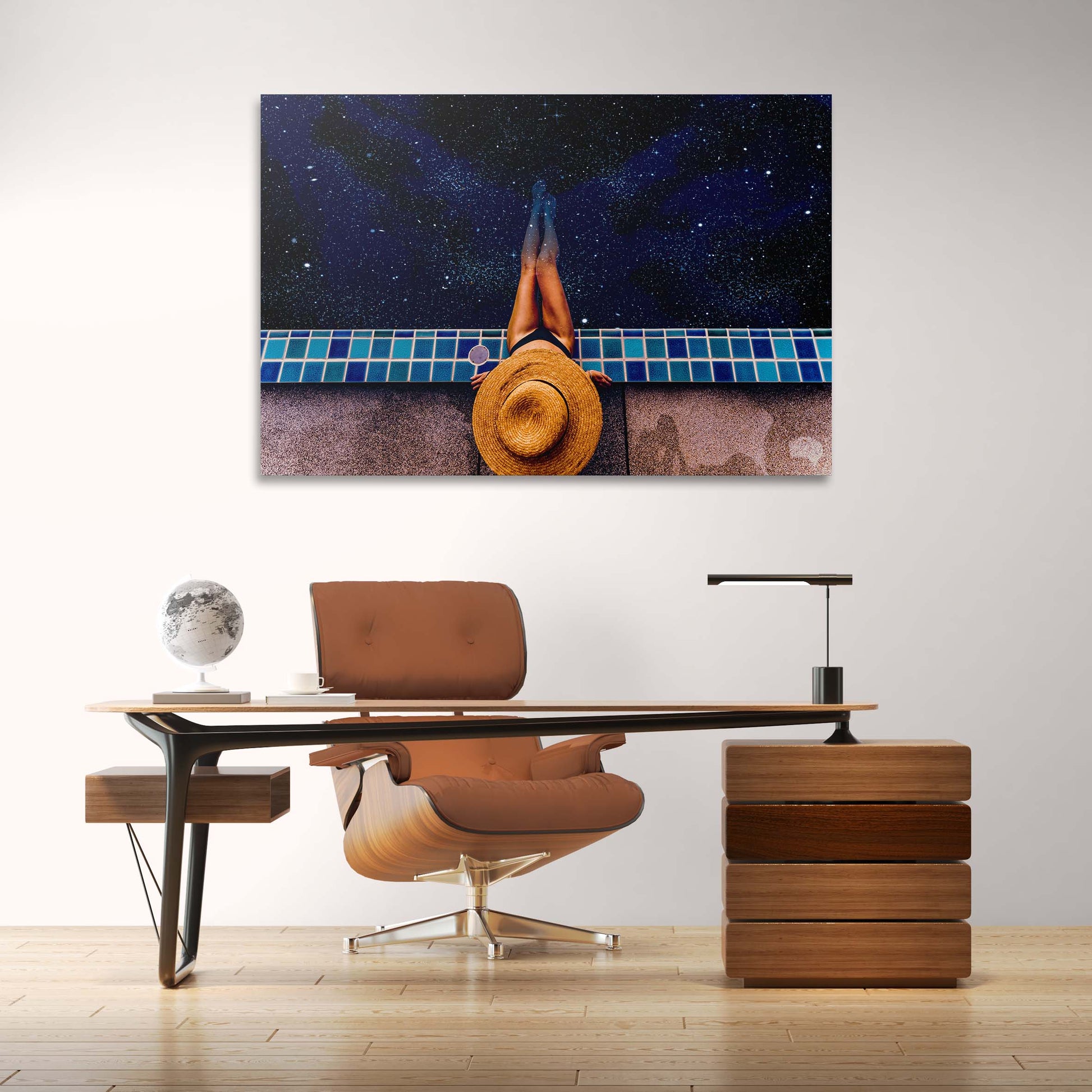 Meant To Be Star Pool Wall Art | Inspirational Wall Art Motivational Wall Art Quotes Office Art | ImpaktMaker Exclusive Canvas Art Landscape