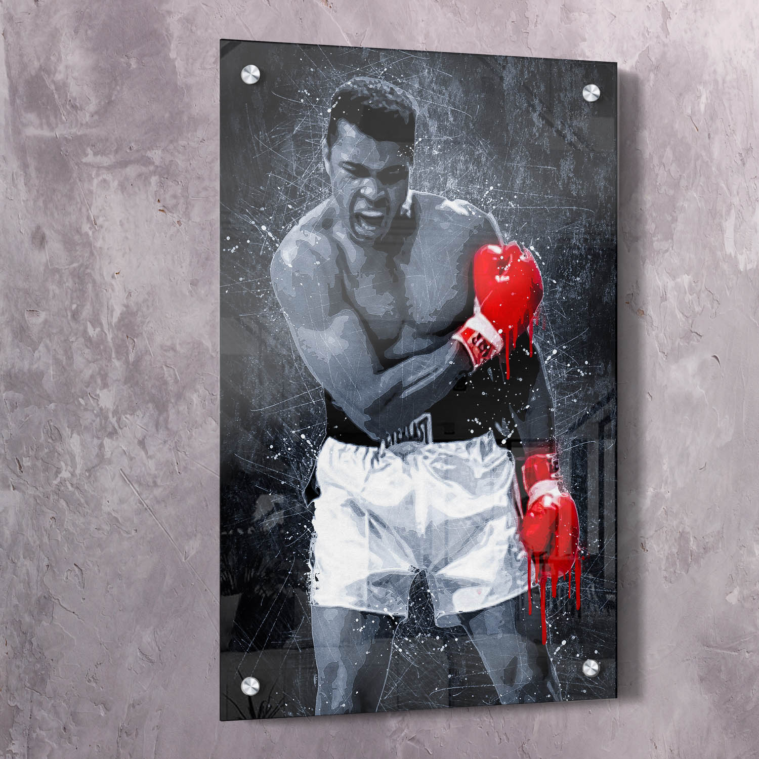 Muhammad Ali Wall Art | Inspirational Wall Paintings | ImpaktMaker Canvas Art Portrait