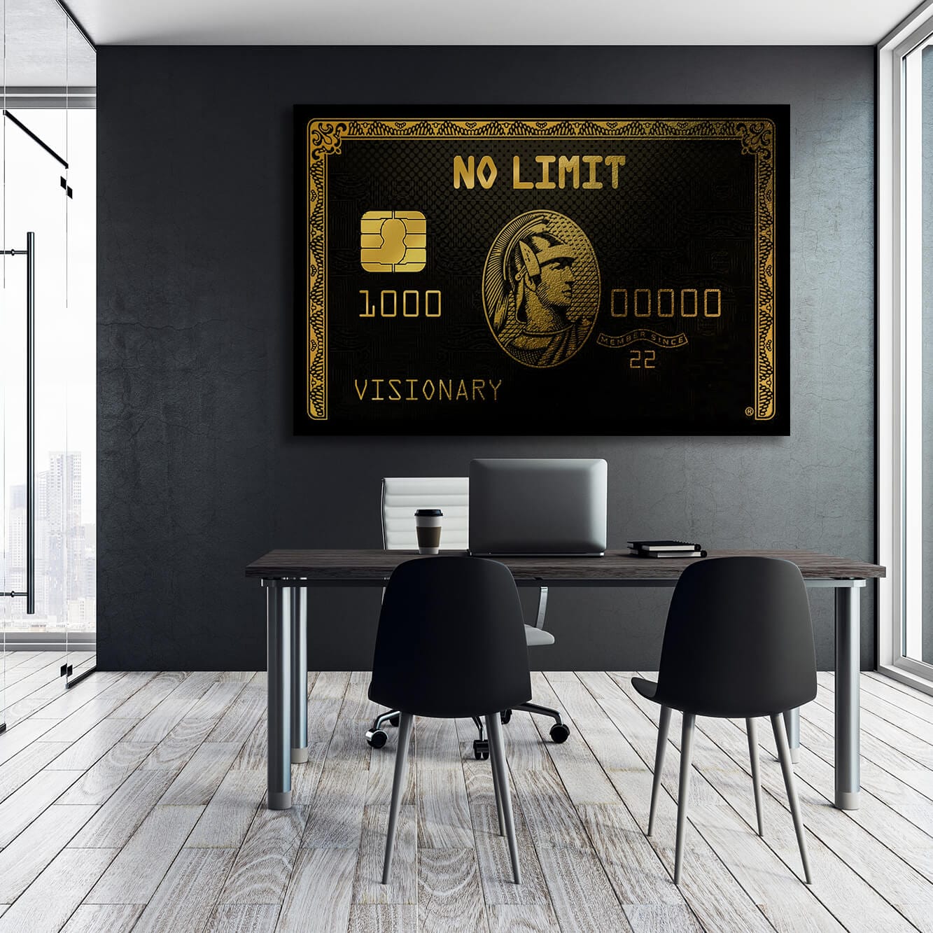 No Limit Visionary Wall Art | Inspirational Wall Art Motivational Wall Art Quotes Office Art | ImpaktMaker Exclusive Canvas Art Landscape