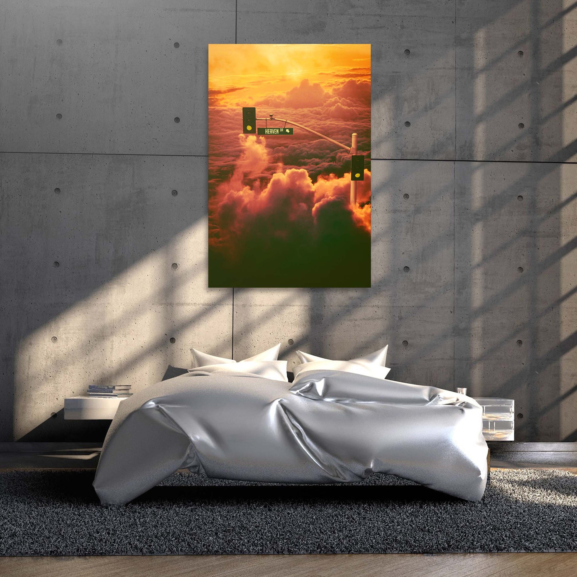 Pathway to Heaven Wall Art | Inspirational Wall Art Motivational Wall Art Quotes Office Art | ImpaktMaker Exclusive Canvas Art Portrait