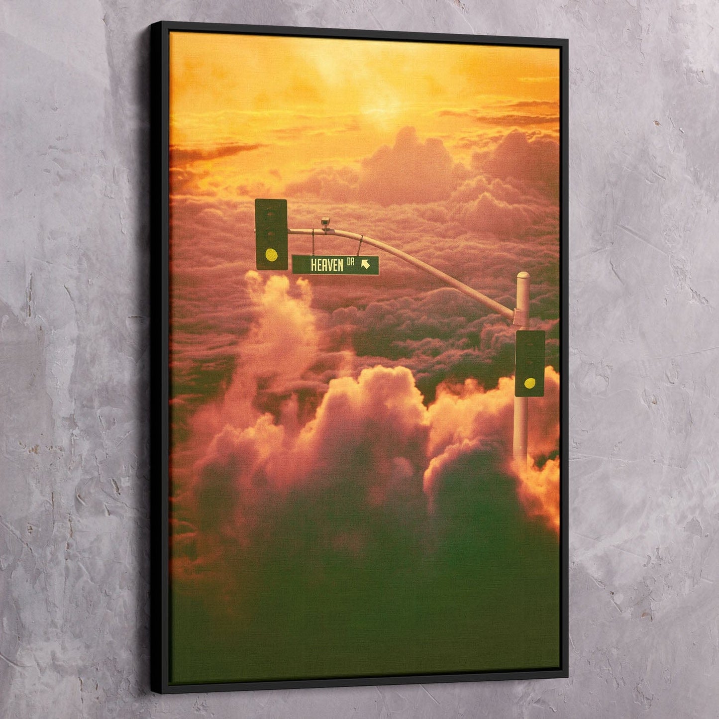 Pathway to Heaven Wall Art | Inspirational Wall Art Motivational Wall Art Quotes Office Art | ImpaktMaker Exclusive Canvas Art Portrait